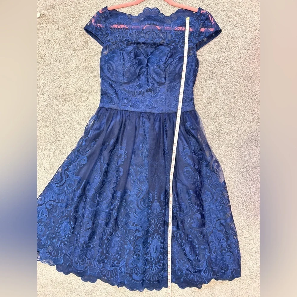 CAP SLEEVE BAROQUE STYLE TEA DRESS NEW - Picture 8 of 9